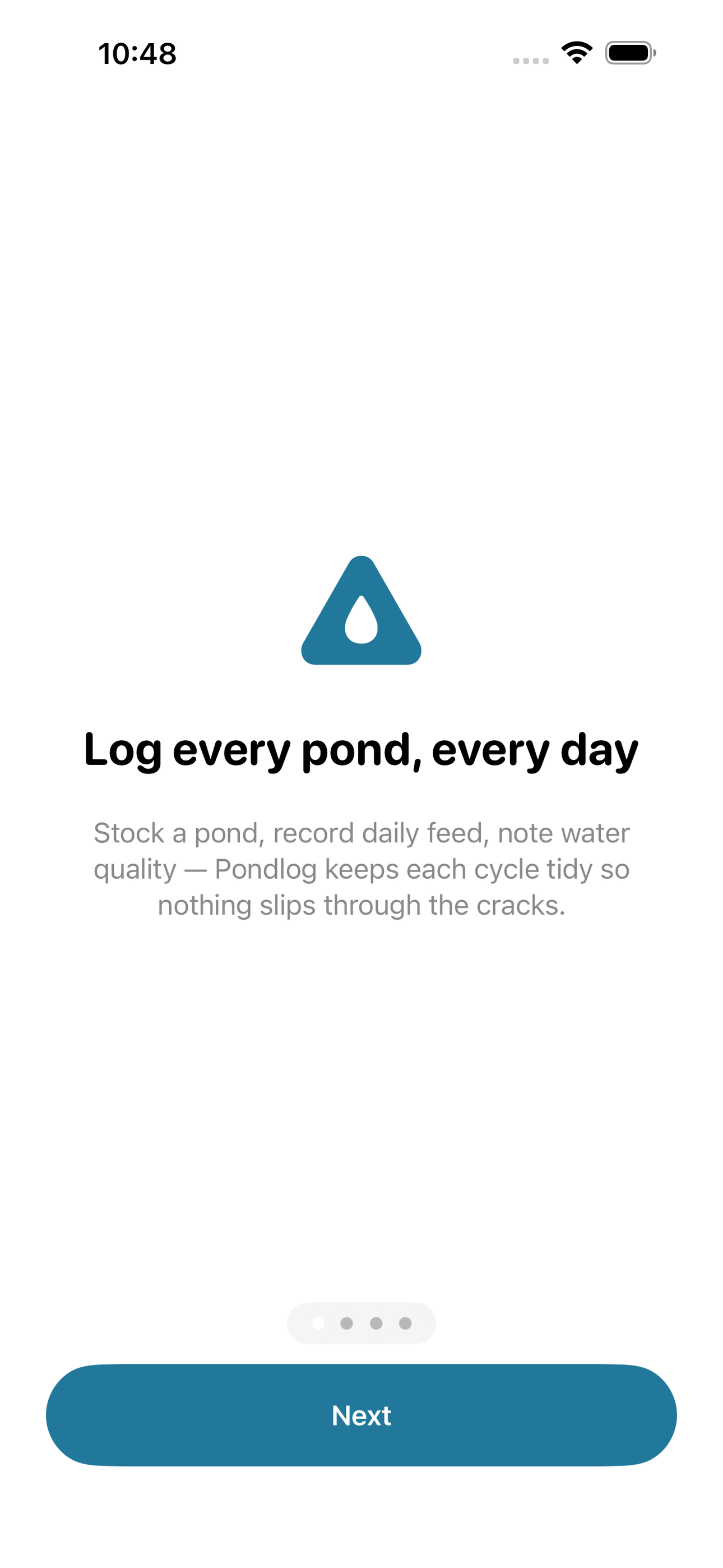 Pondlog screenshot 1 of 8