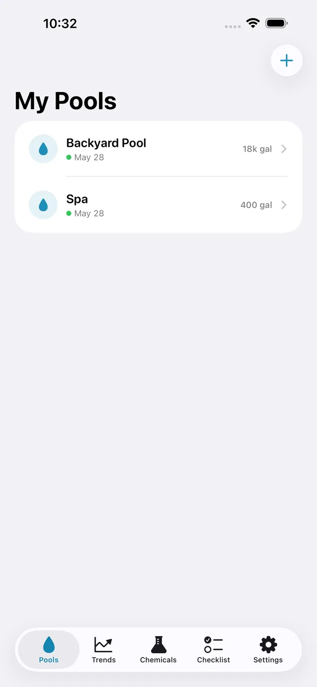 Poollog screenshot 3