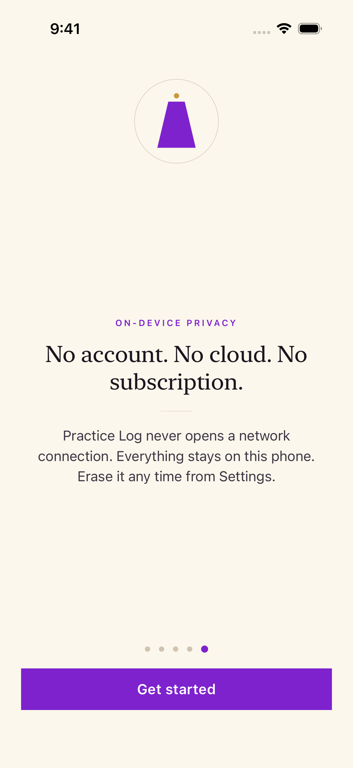 Practice Log screenshot 6 of 7