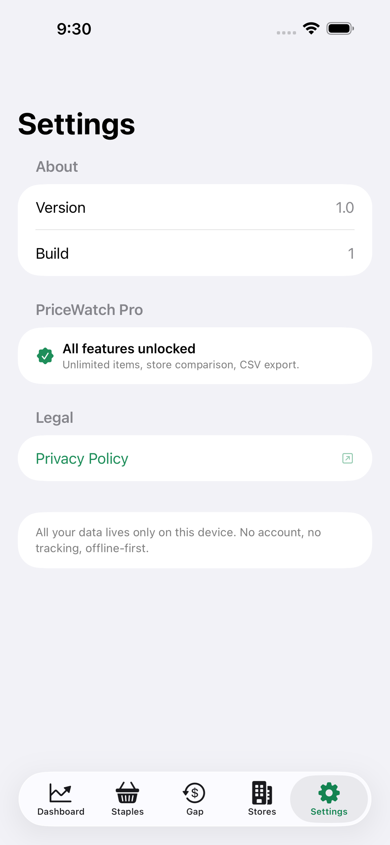 PriceWatch screenshot 8 of 8