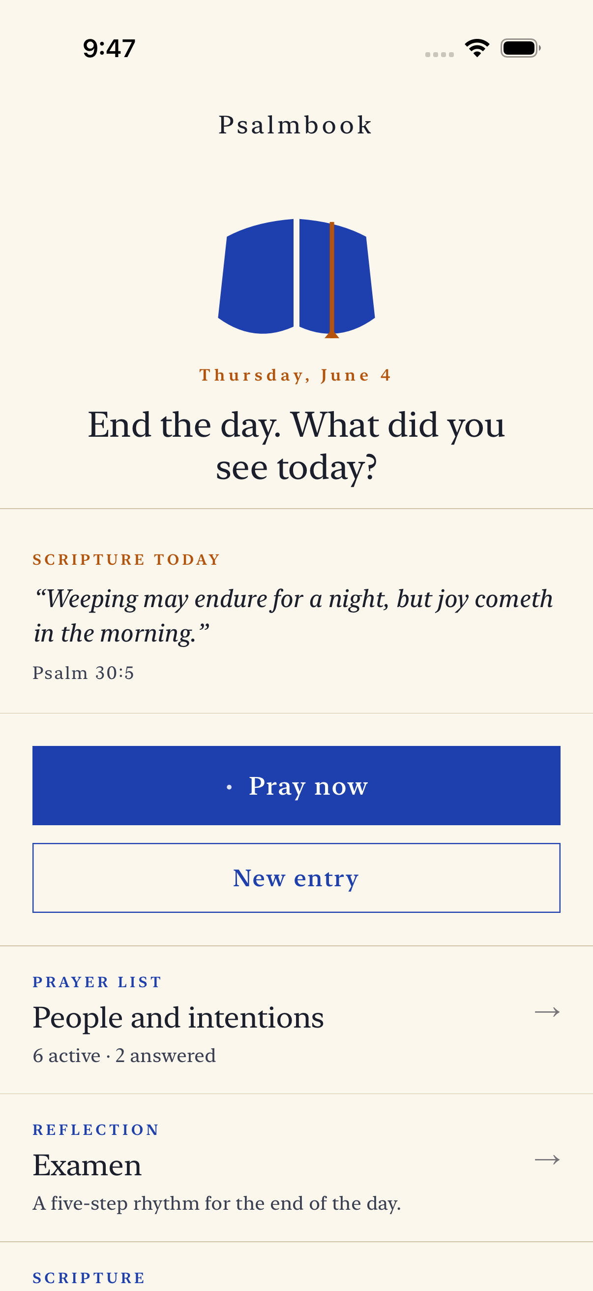 Psalmbook screenshot 1 of 7