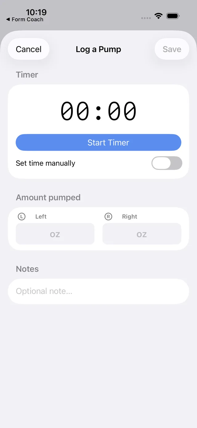 Pumpwise screenshot 2