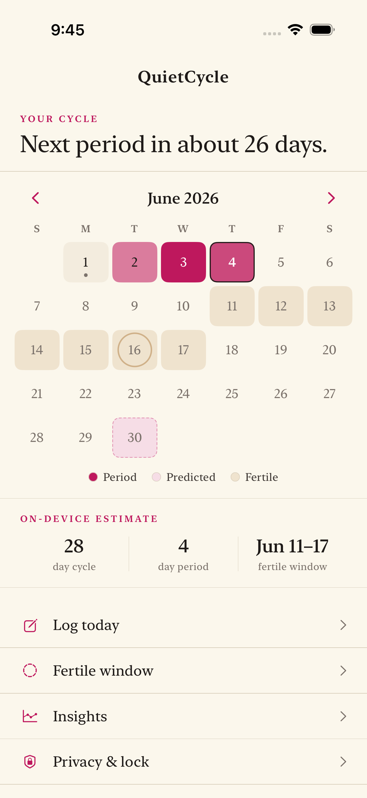 QuietCycle screenshot 1 of 6