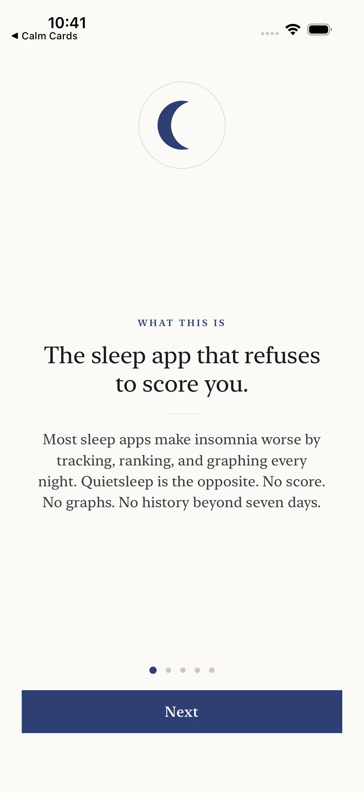 Quietsleep screenshot 1 of 7