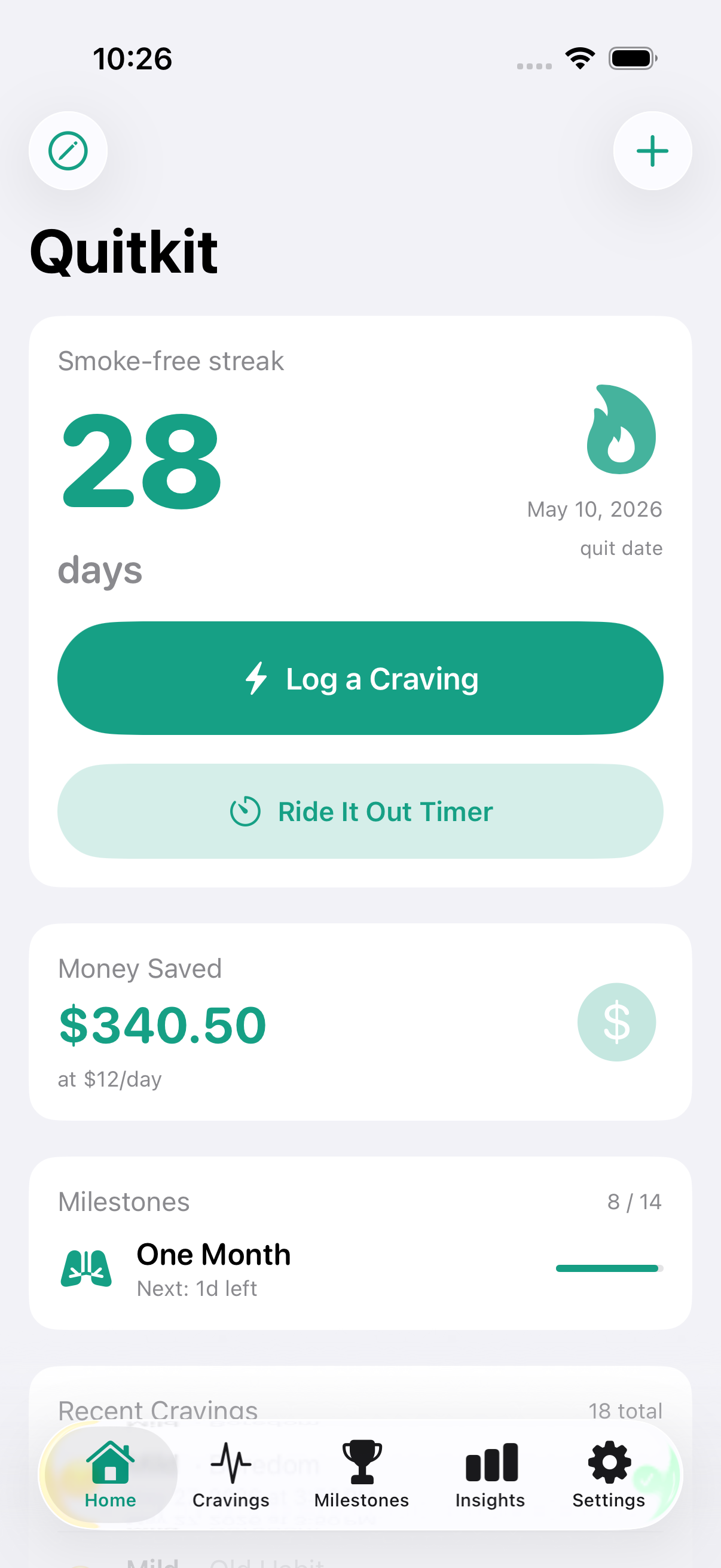 Quitkit screenshot 1 of 7