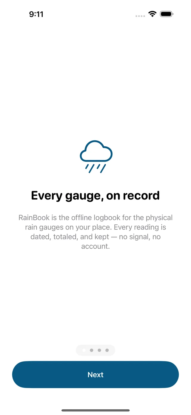 RainBook screenshot 1