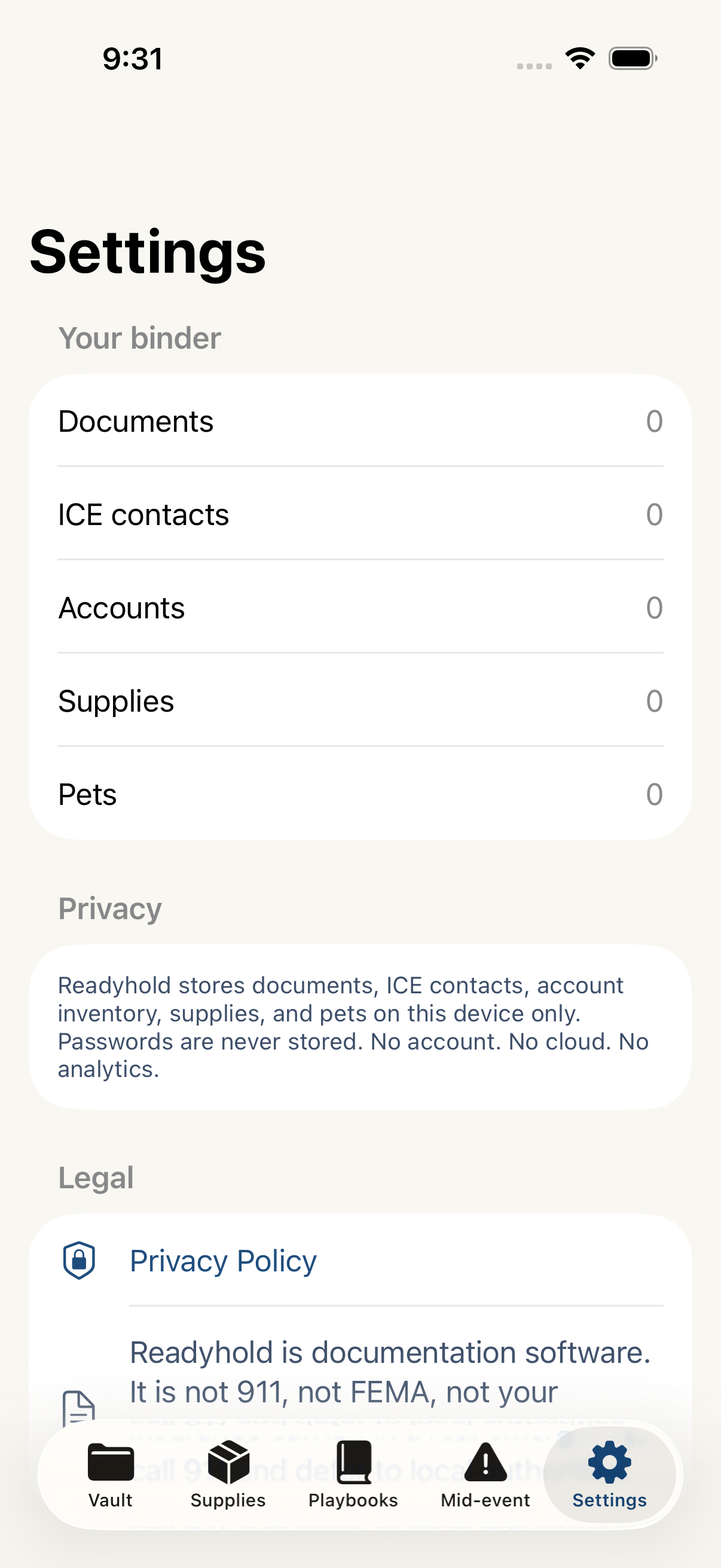 Readyhold screenshot 2 of 7