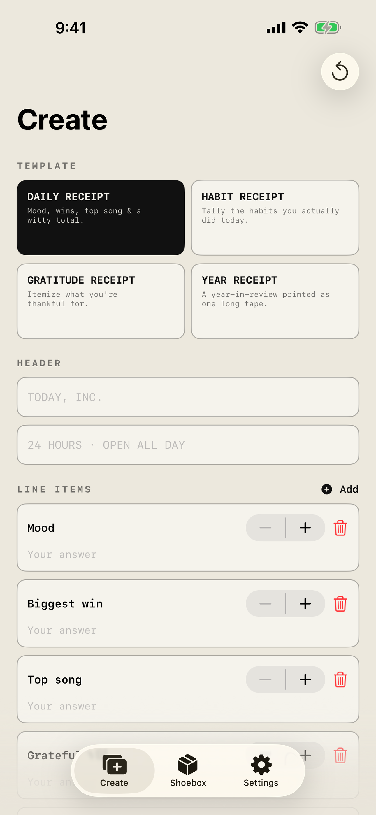 Receiptd screenshot 2 of 3
