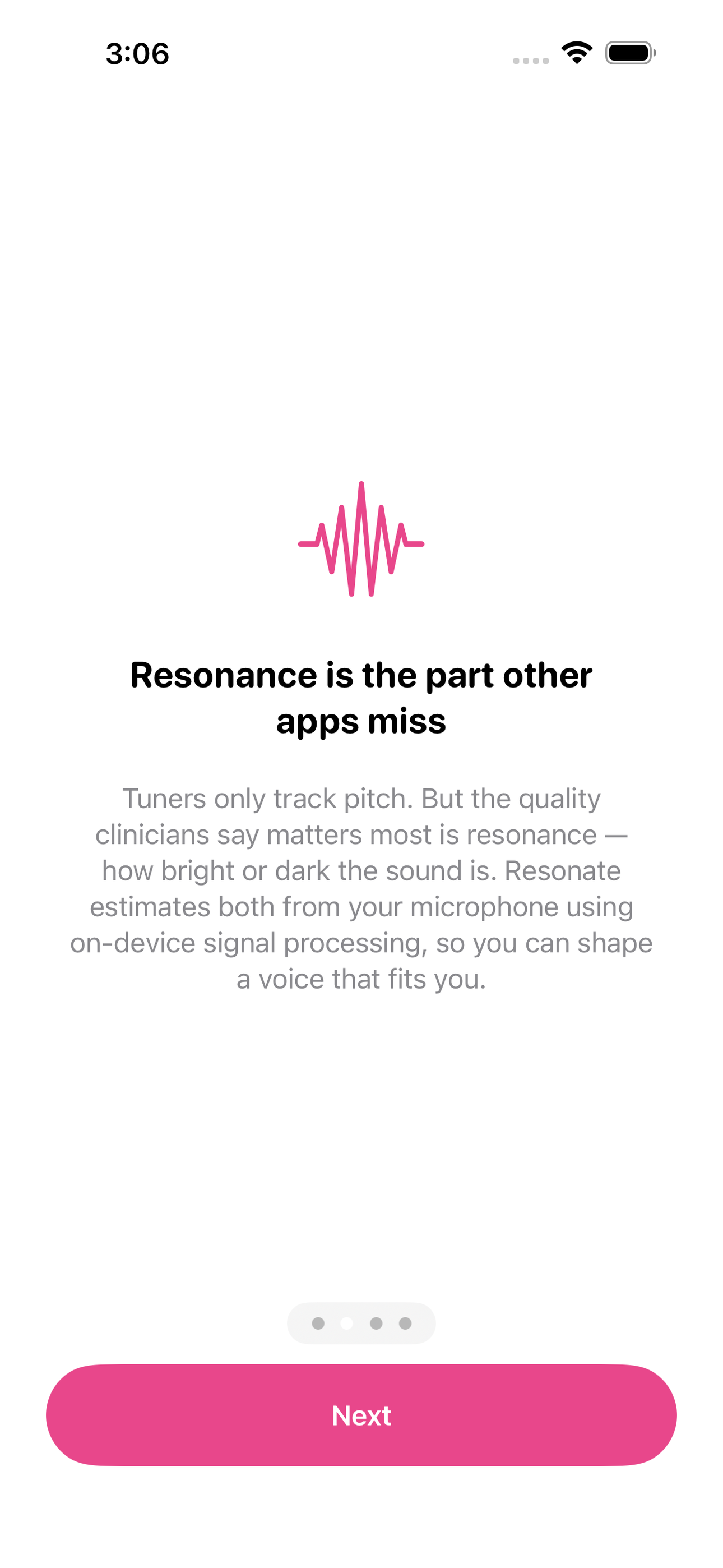 Resonate: Voice Trainer screenshot 1 of 8