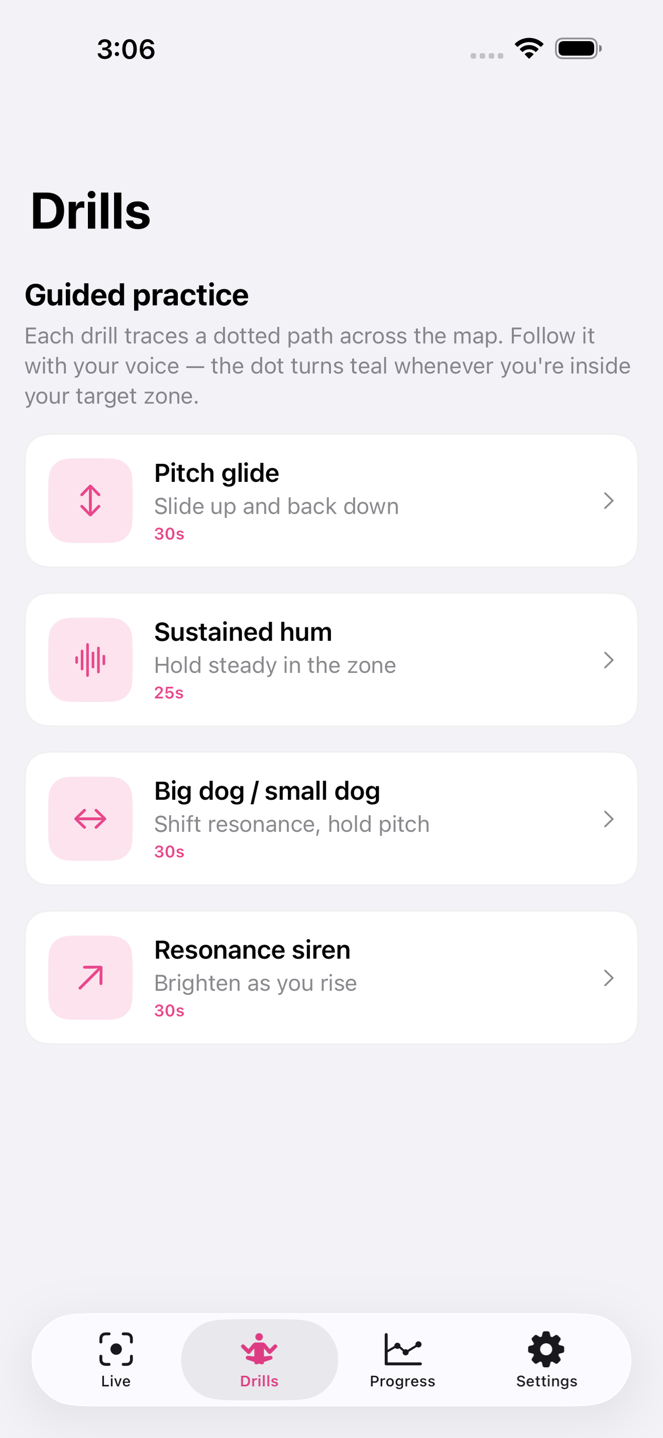 Resonate: Voice Trainer screenshot 4 of 8