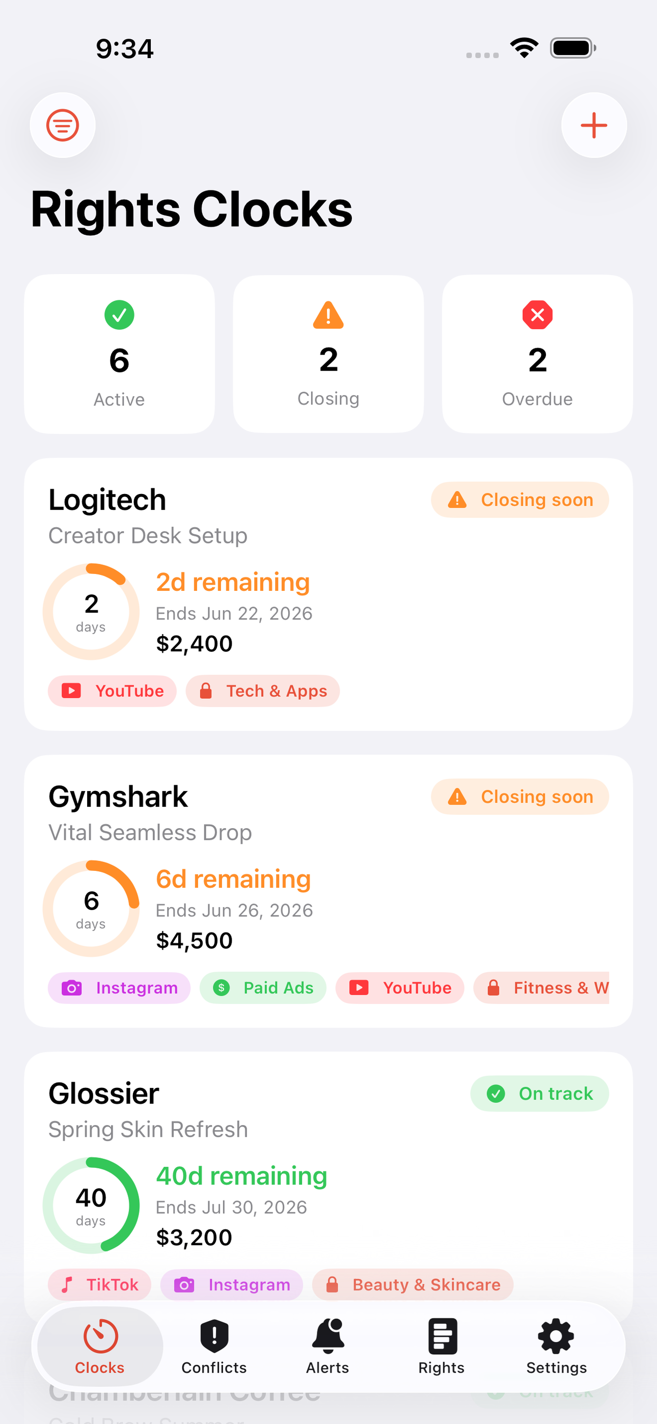 RightsClock screenshot 3 of 8
