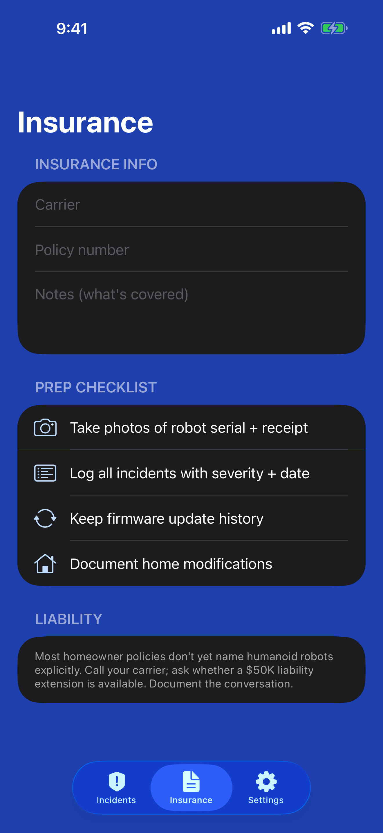 Robosafe screenshot 2 of 3