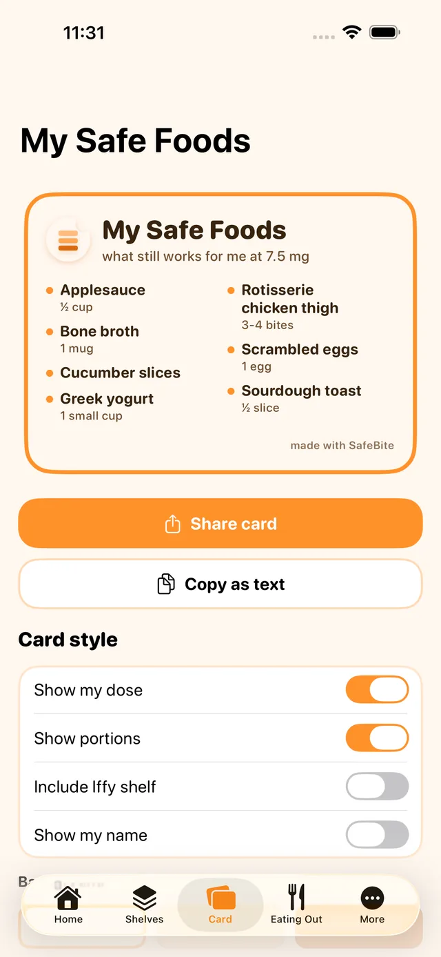SafeBite screenshot 6