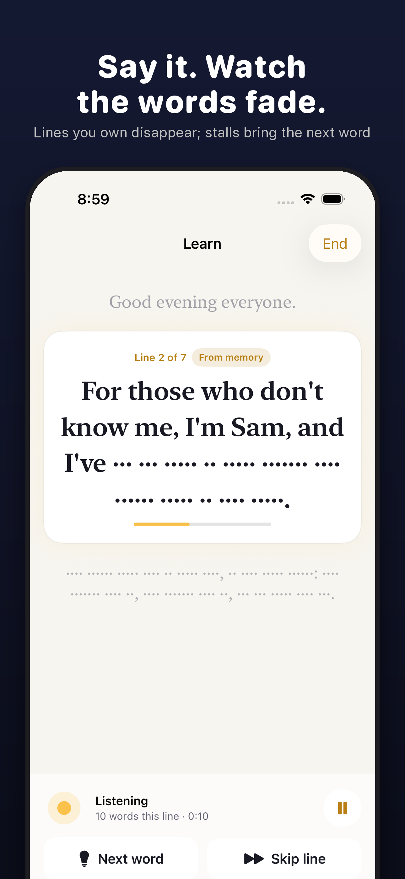Sayline screenshot 1 of 8