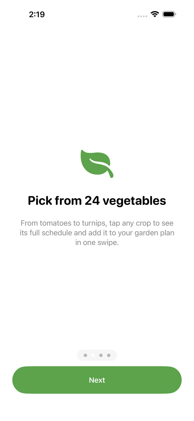 Seedstart screenshot 2