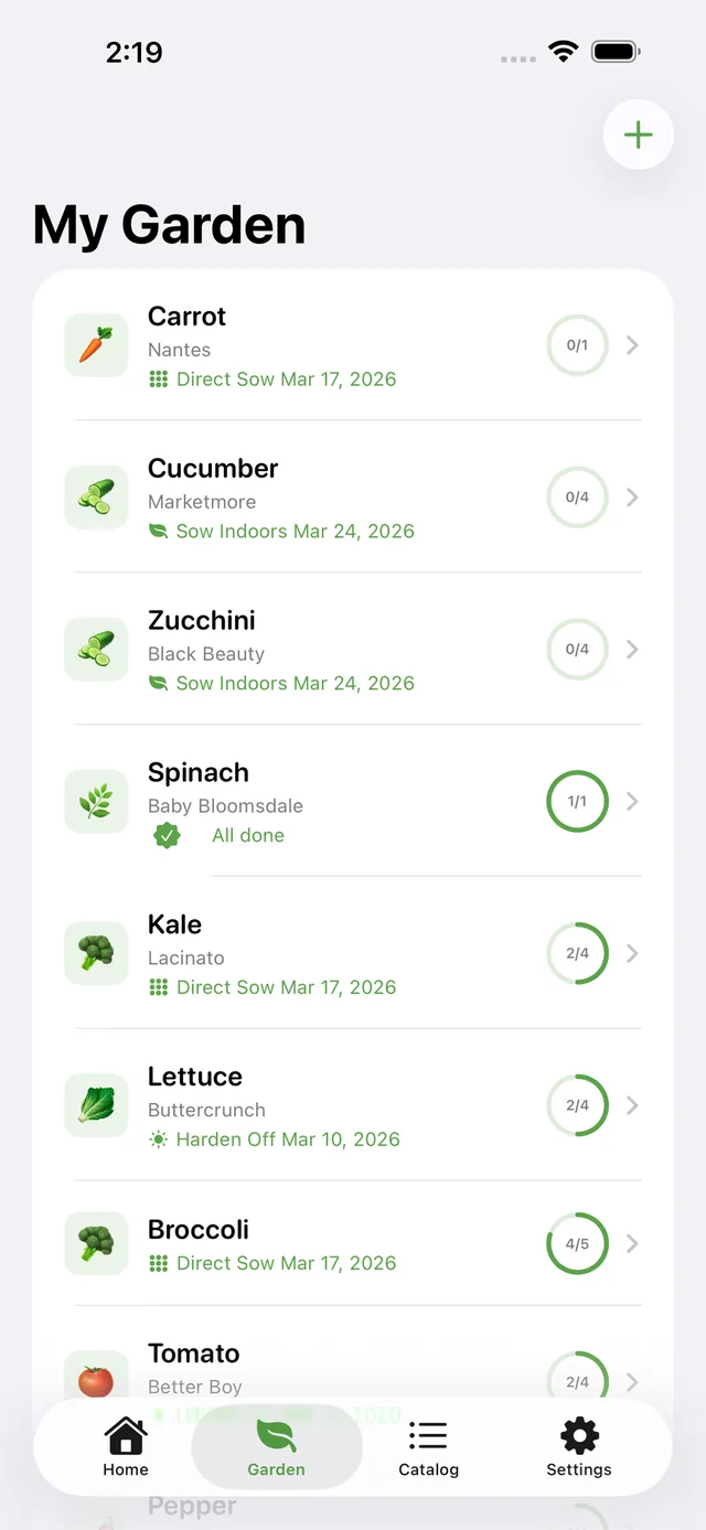 Seedstart screenshot 5