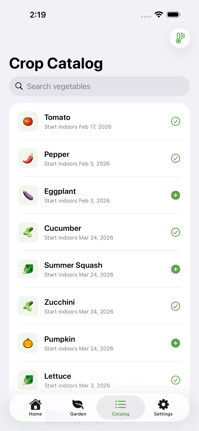 Seedstart screenshot 6