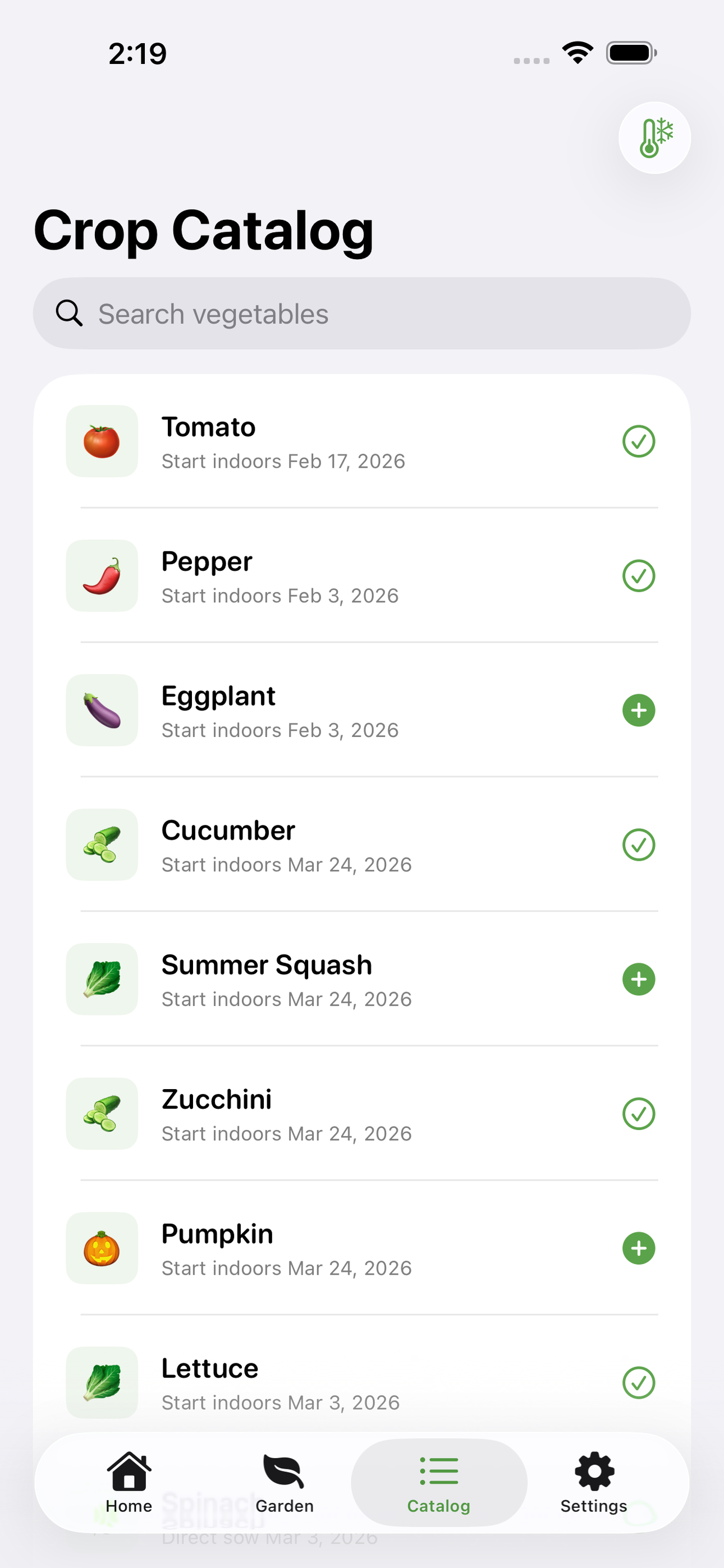 Seedstart screenshot 6 of 8