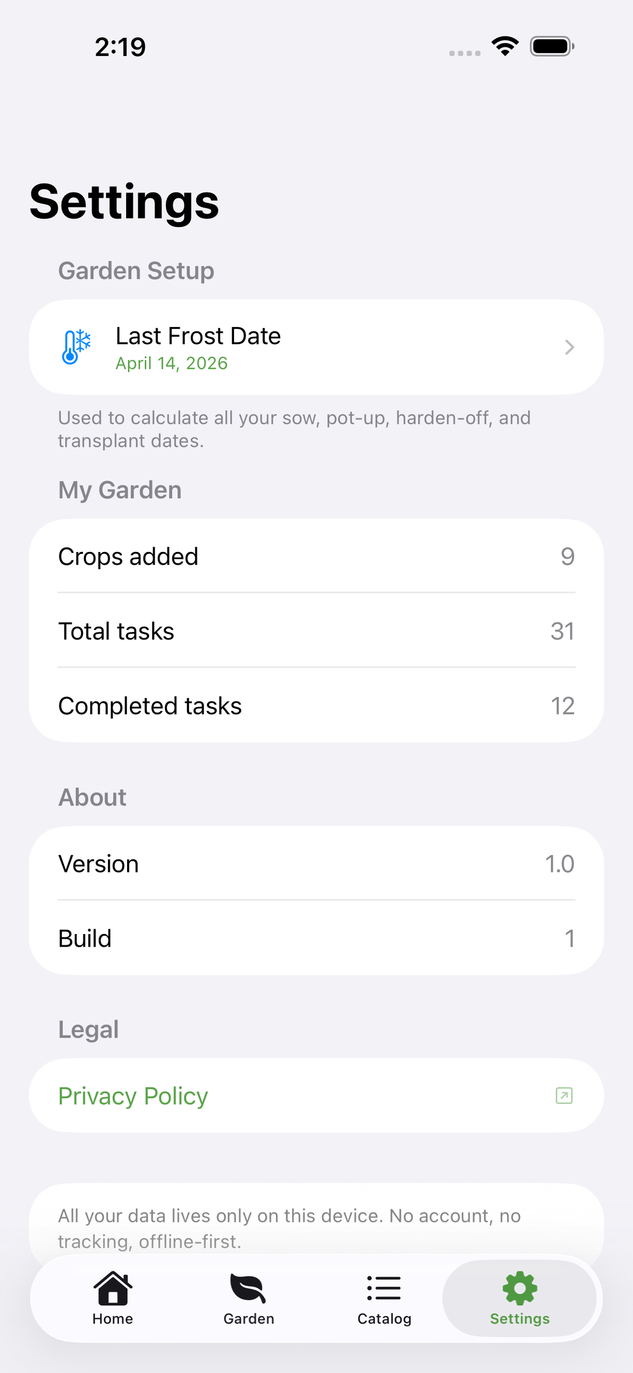 Seedstart screenshot 7 of 8