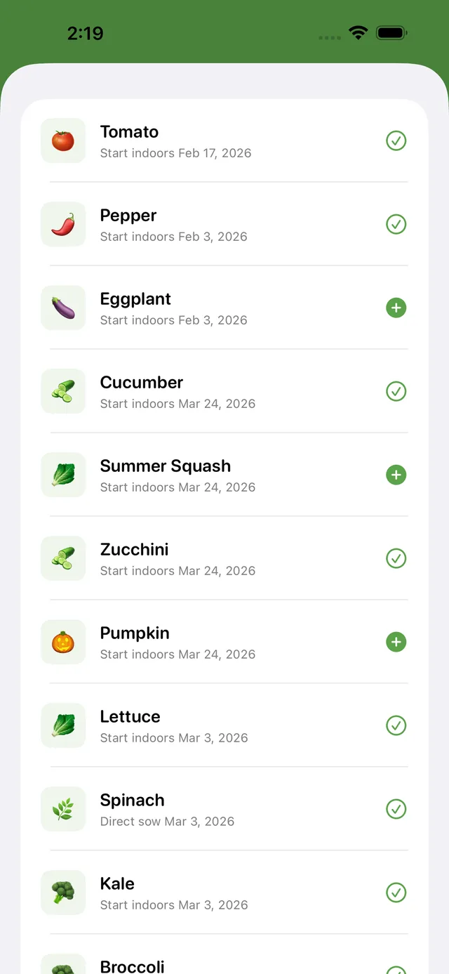 Seedstart screenshot 8