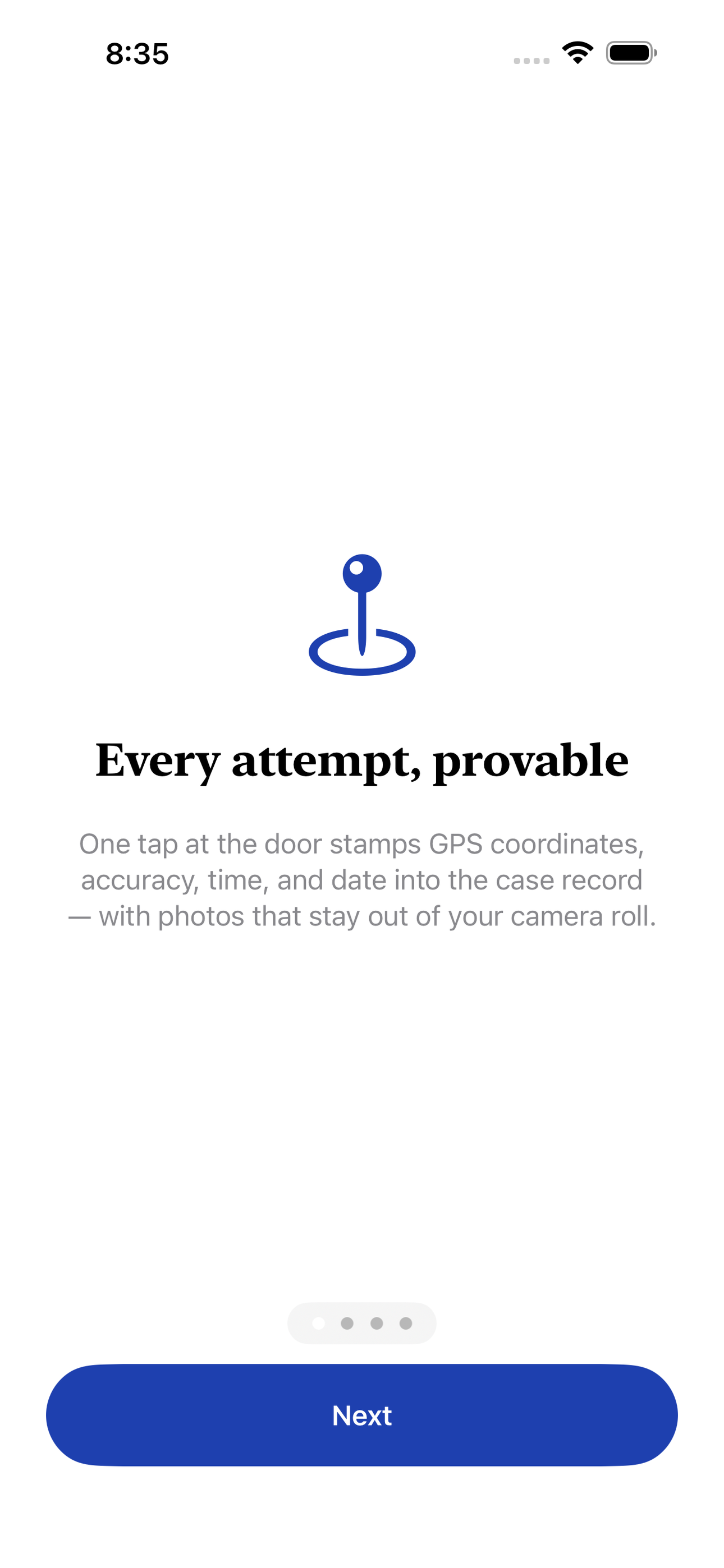 ServeProof screenshot 1 of 8