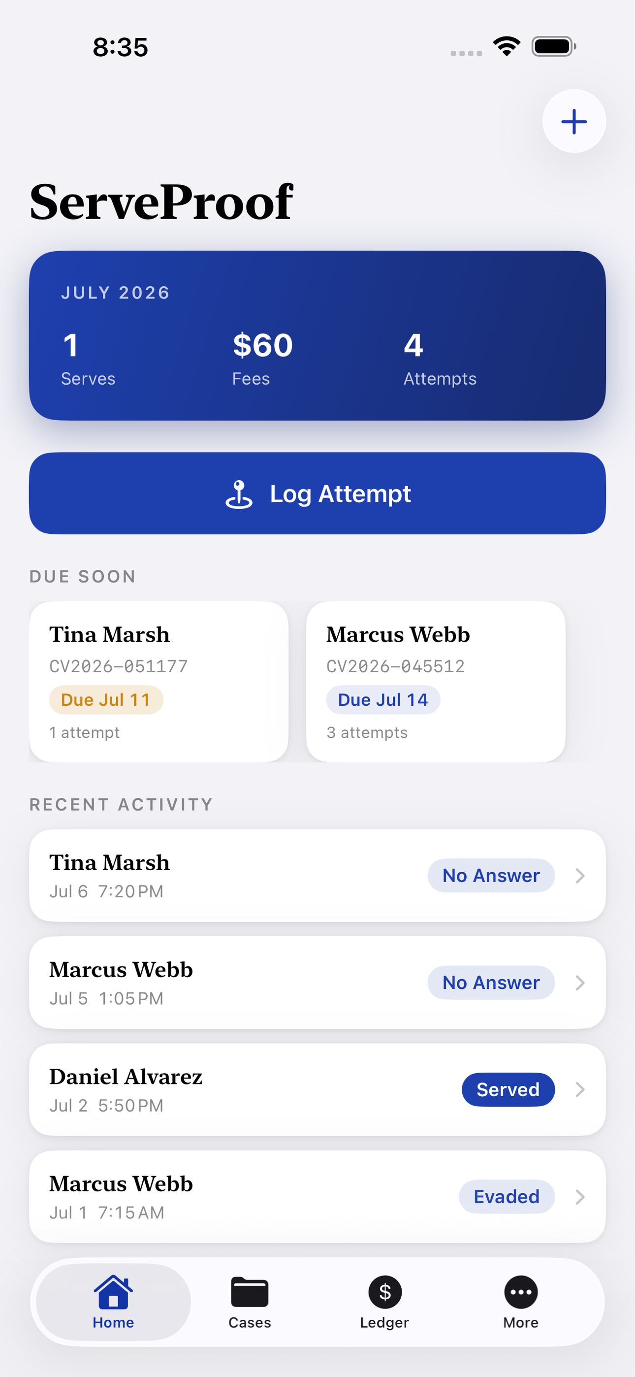 ServeProof screenshot 4 of 8