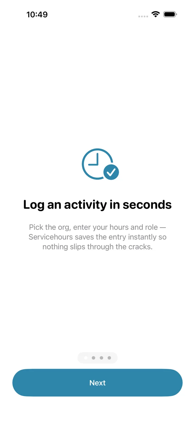 Servicehours screenshot 1