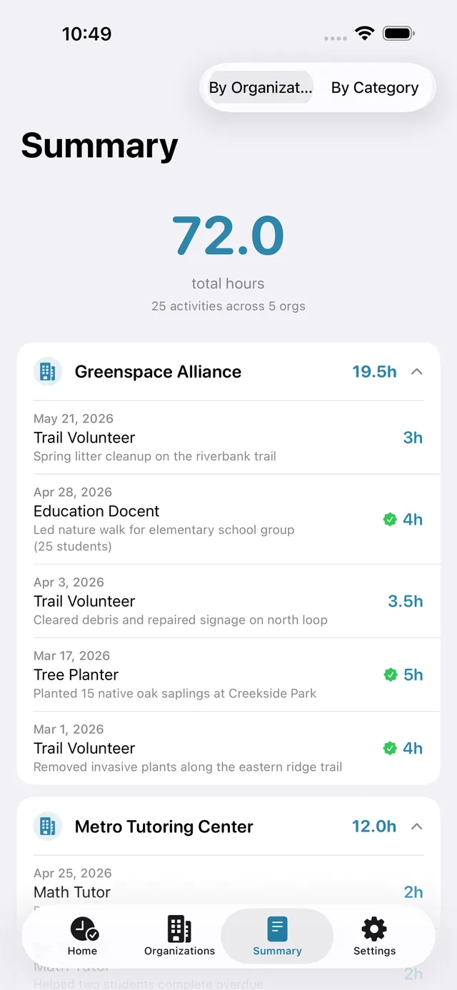 Servicehours screenshot 6