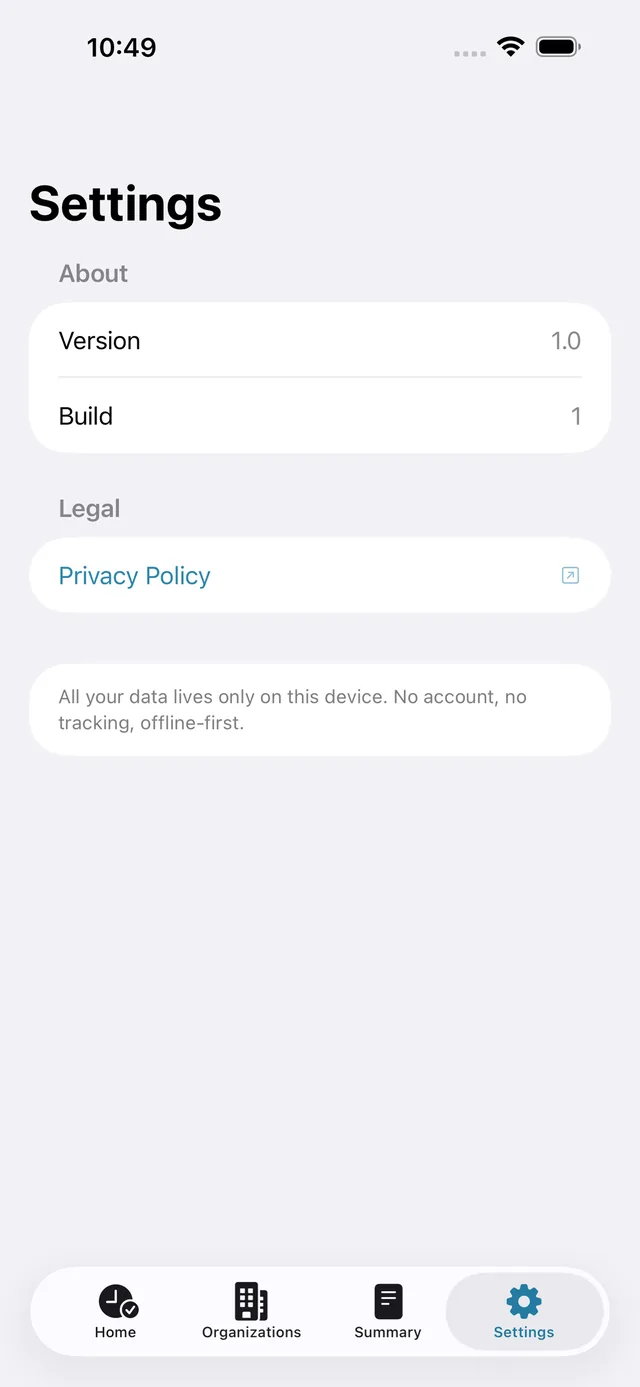 Servicehours screenshot 7