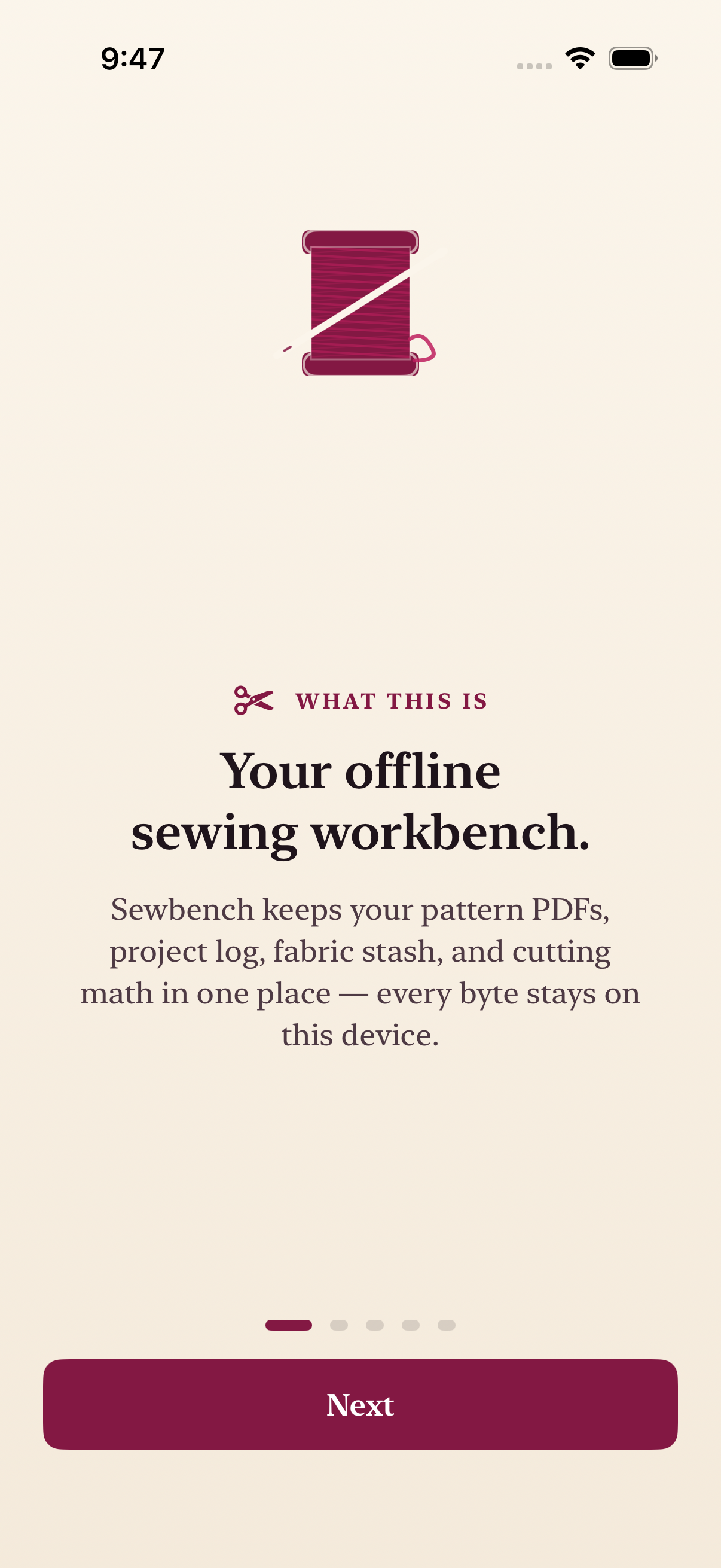 Sewbench screenshot 6 of 6