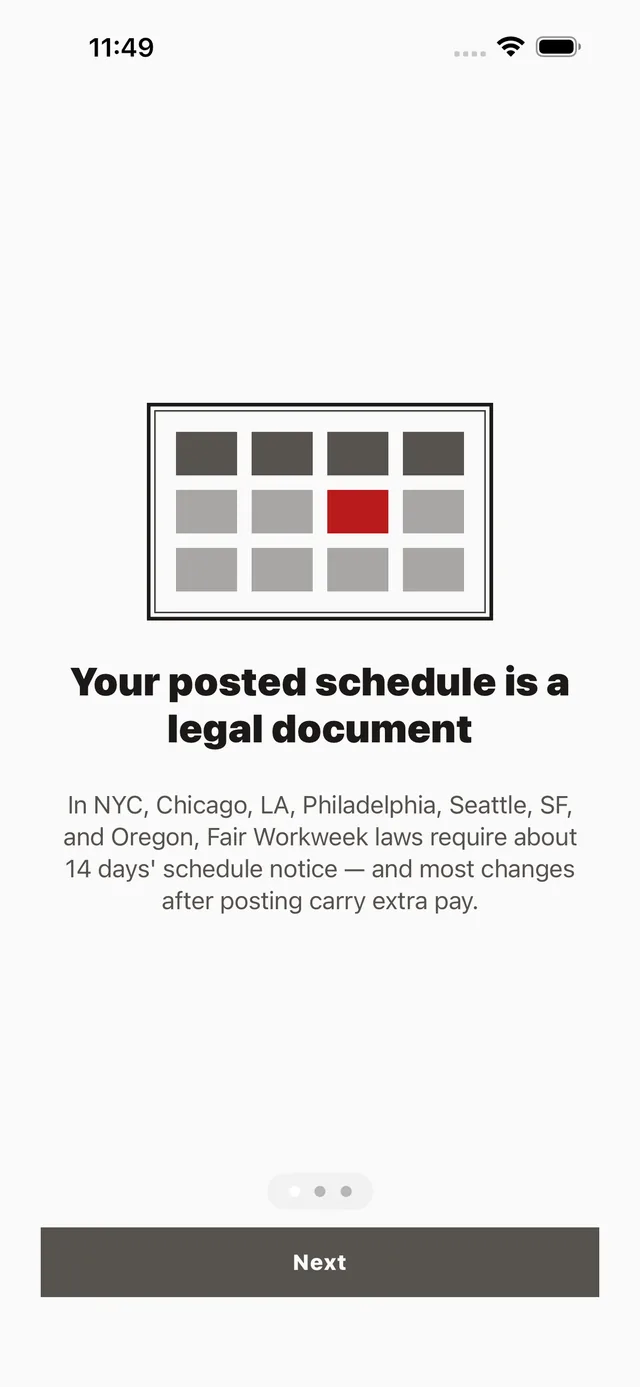 ShiftProof screenshot 1