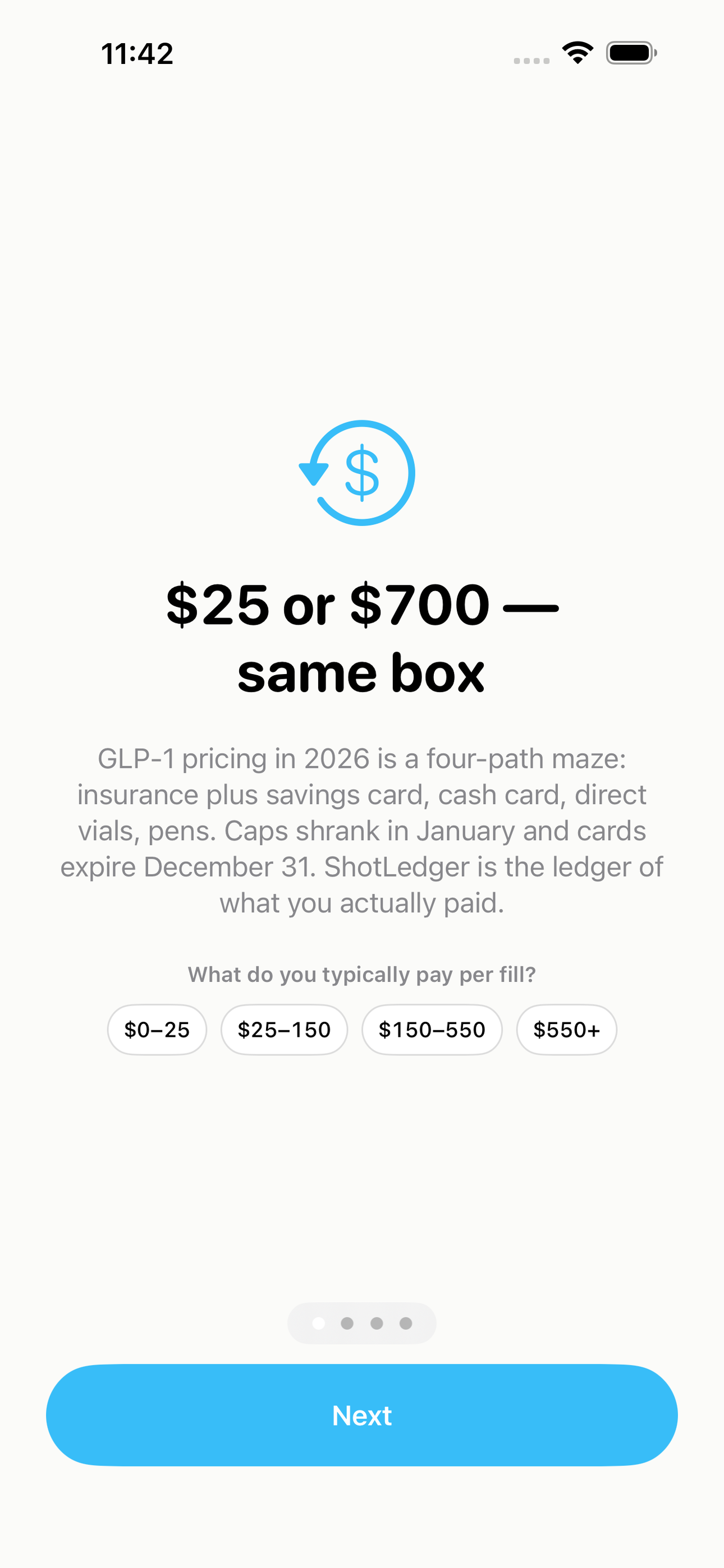 ShotLedger screenshot 1 of 8