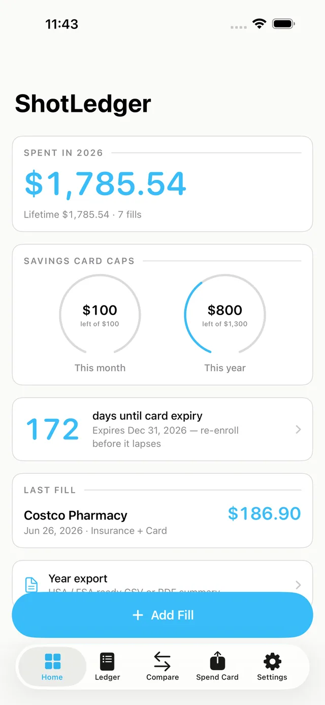 ShotLedger screenshot 3