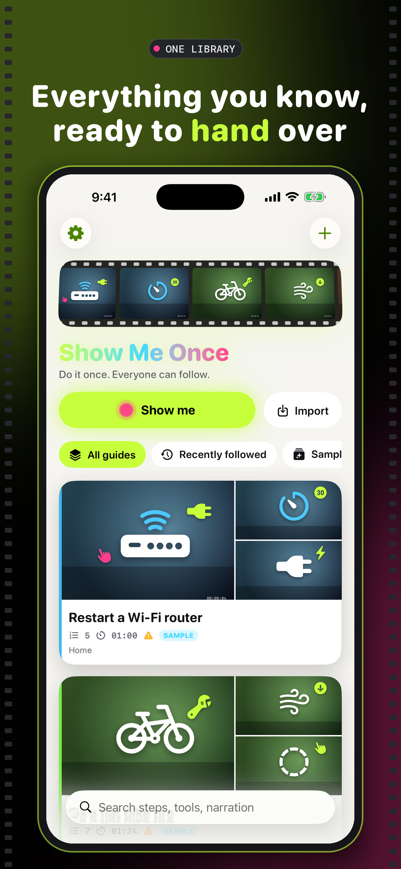 Show Me Once screenshot 8 of 8