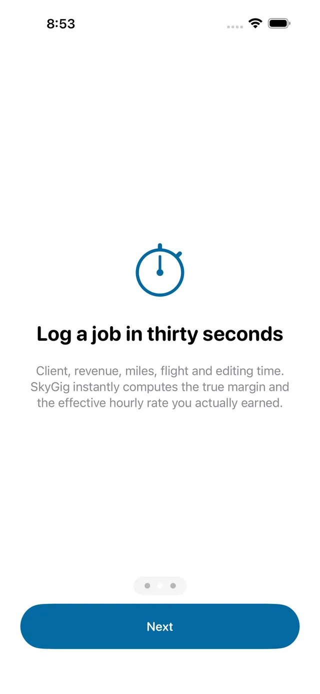 SkyGig screenshot 2