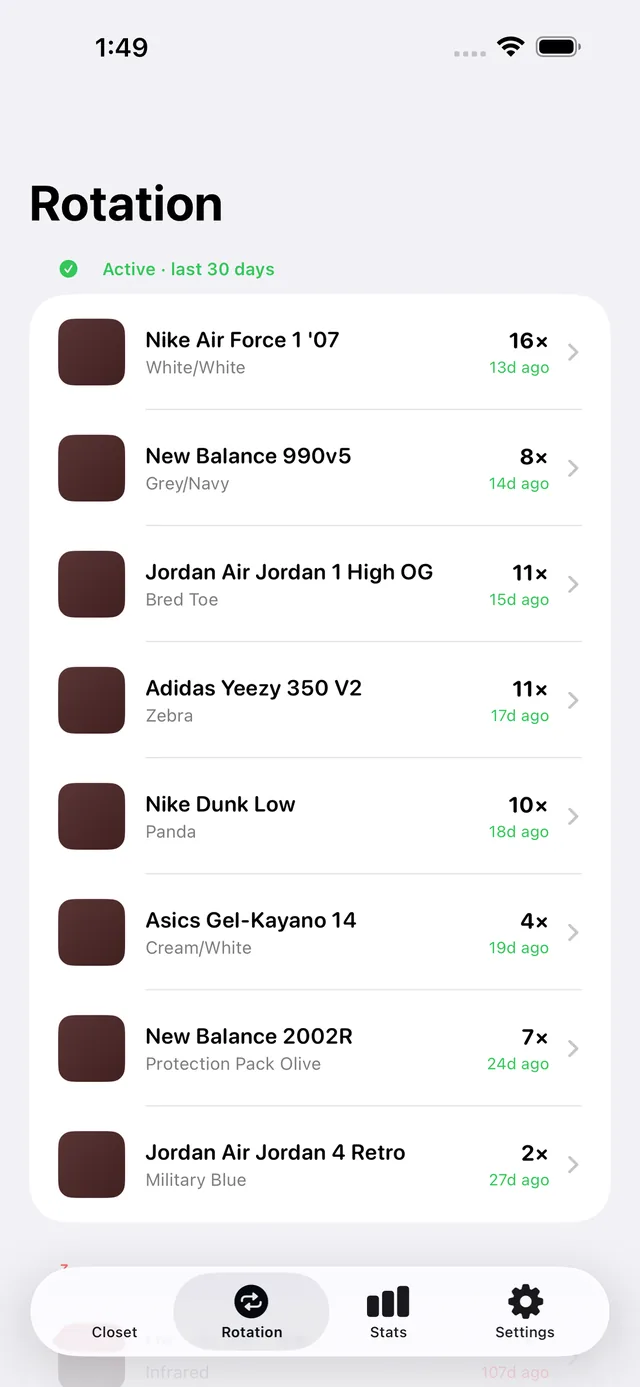 Sneakerbox screenshot 5