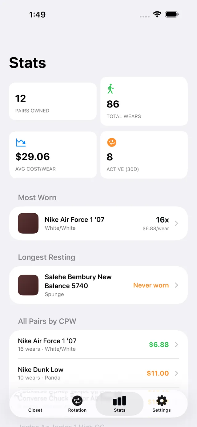 Sneakerbox screenshot 6