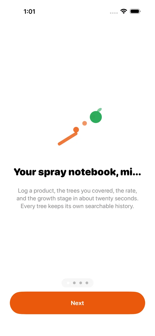 Spraybook screenshot 1