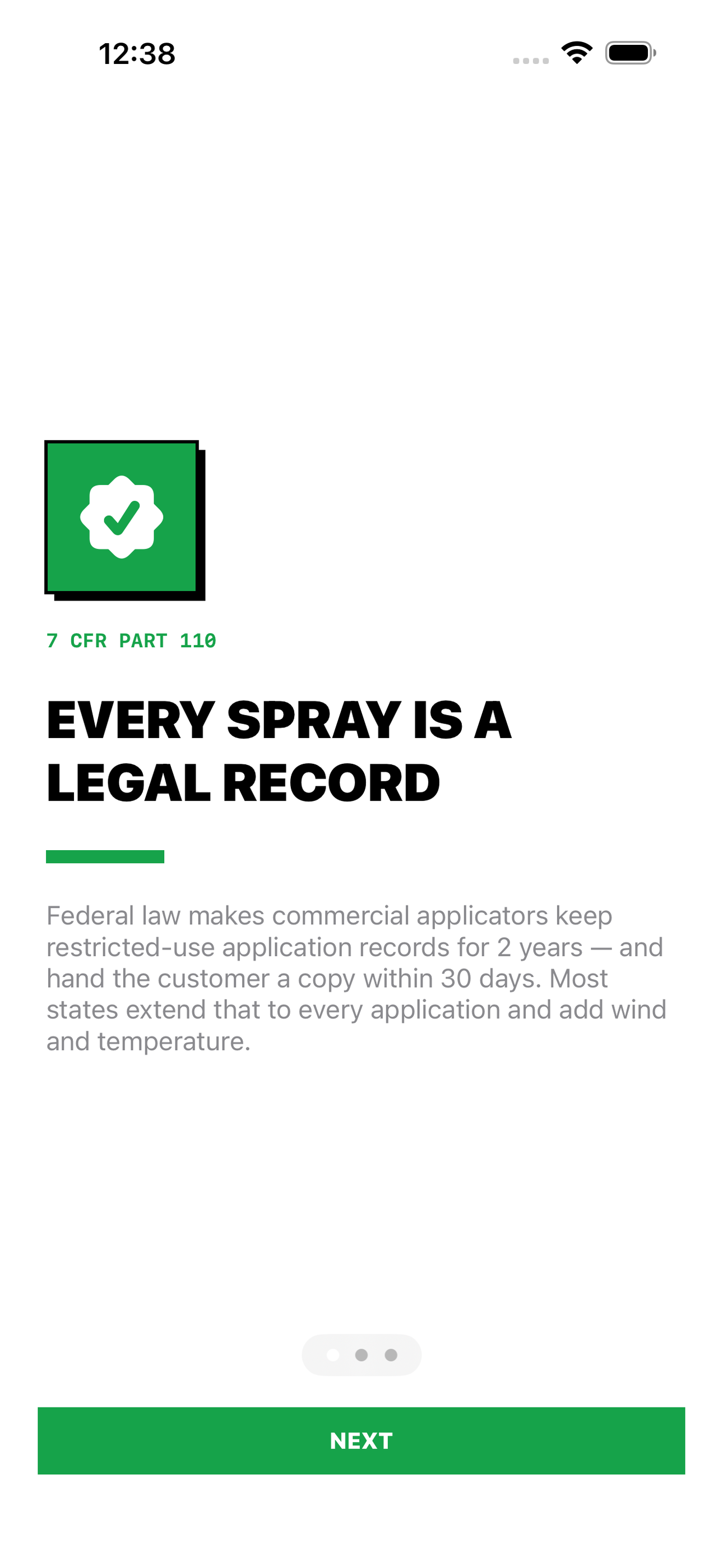 SprayLog screenshot 1 of 8