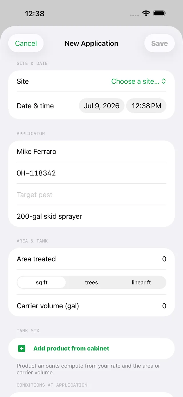 SprayLog screenshot 7