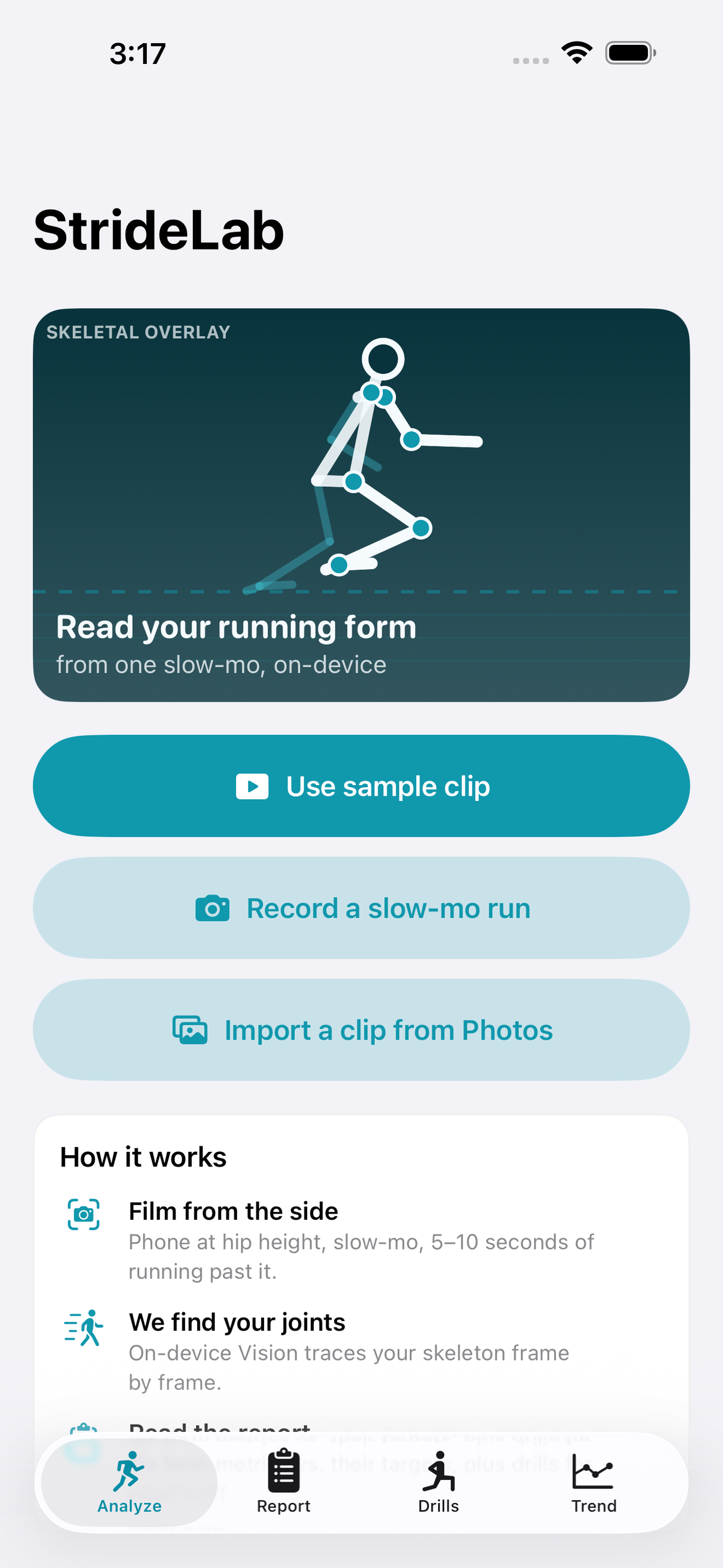 StrideLab: Run Form screenshot 2 of 8