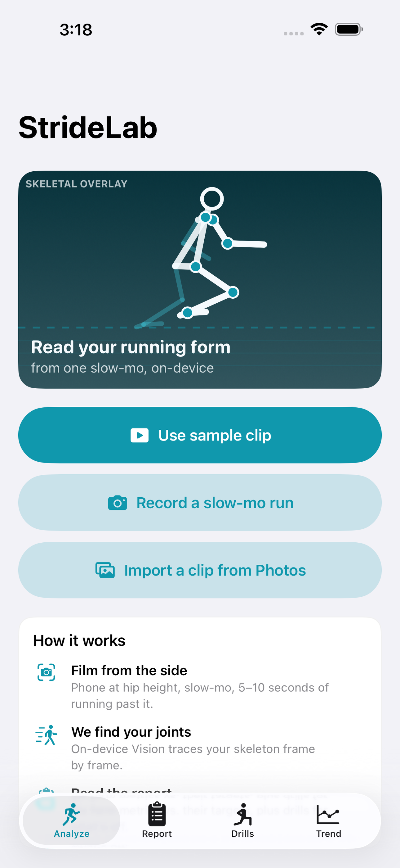 StrideLab: Run Form screenshot 6 of 8