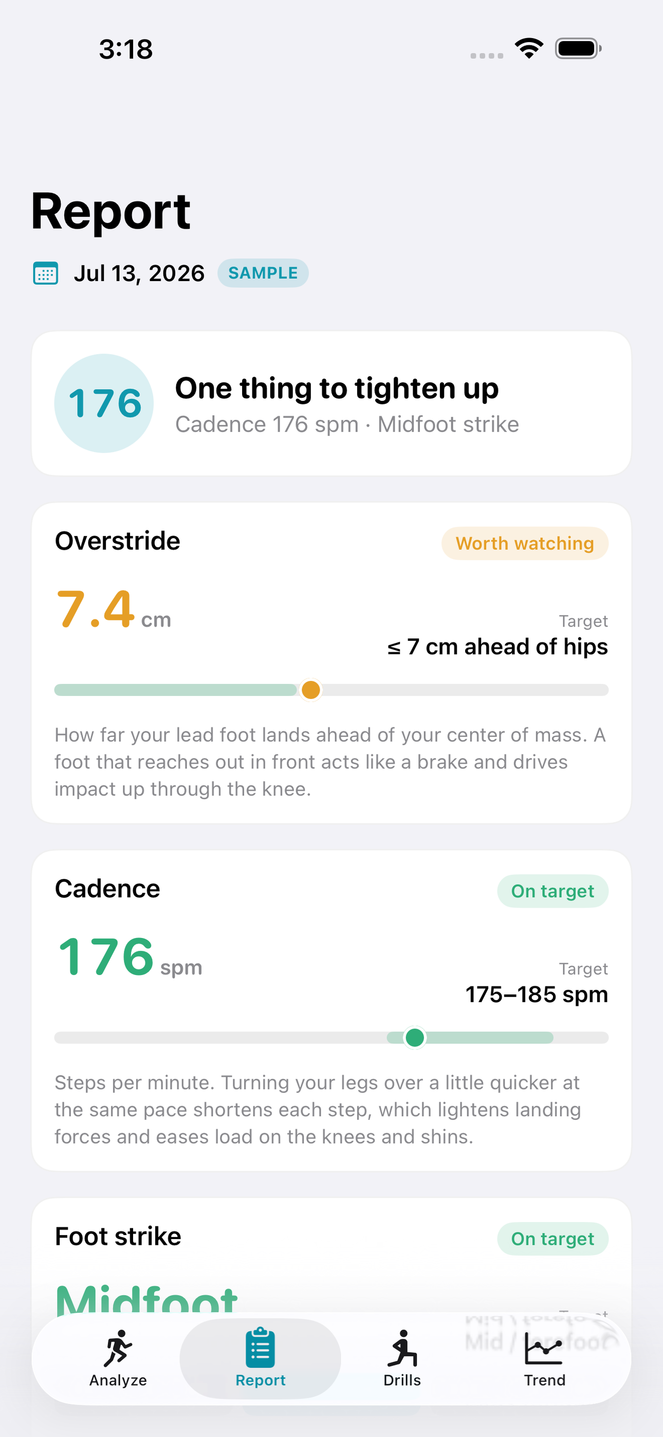 StrideLab: Run Form screenshot 7 of 8