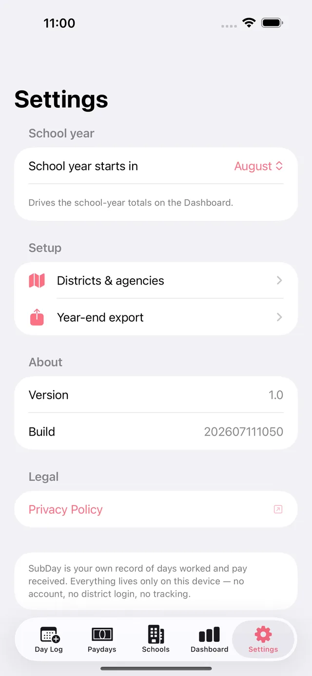 SubDay screenshot 8