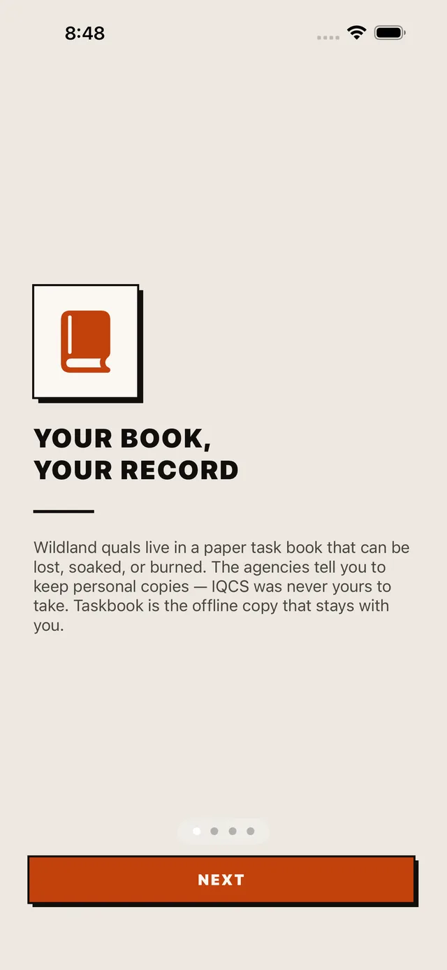 Taskbook screenshot 1