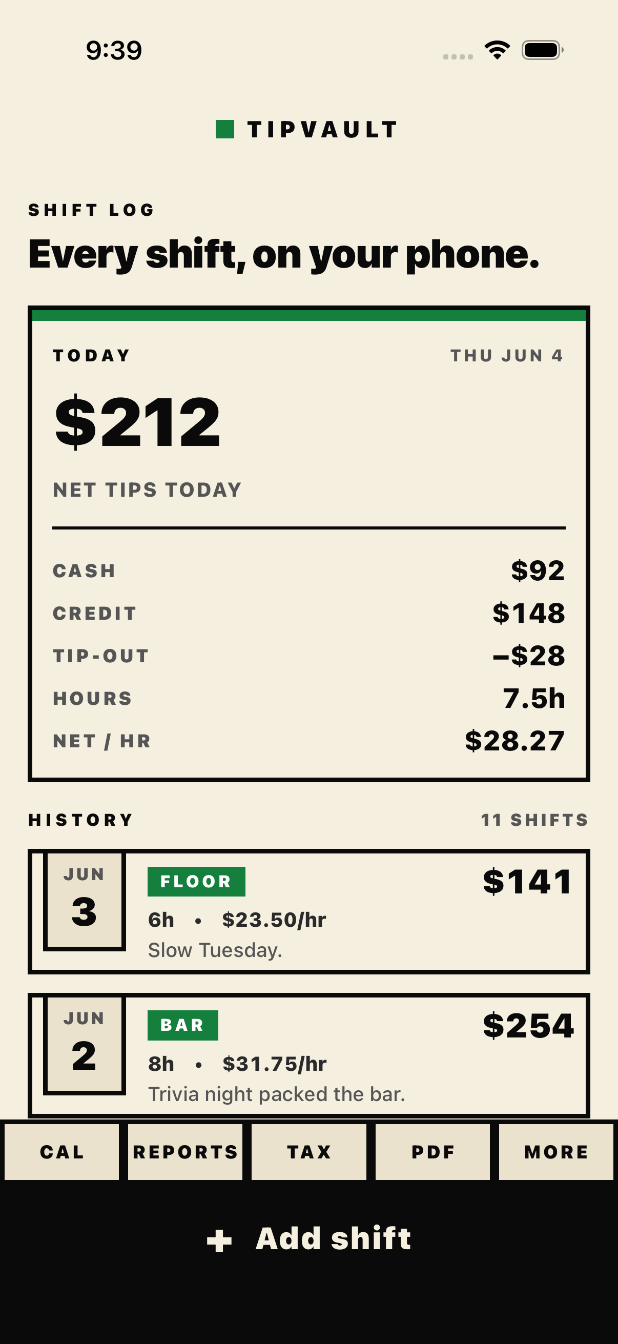 TipVault screenshot 1 of 6