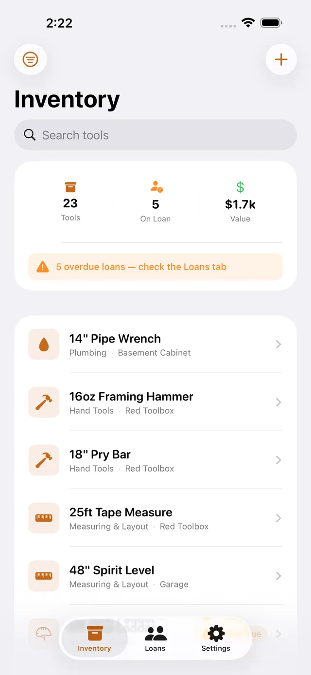 Toolshed screenshot 4