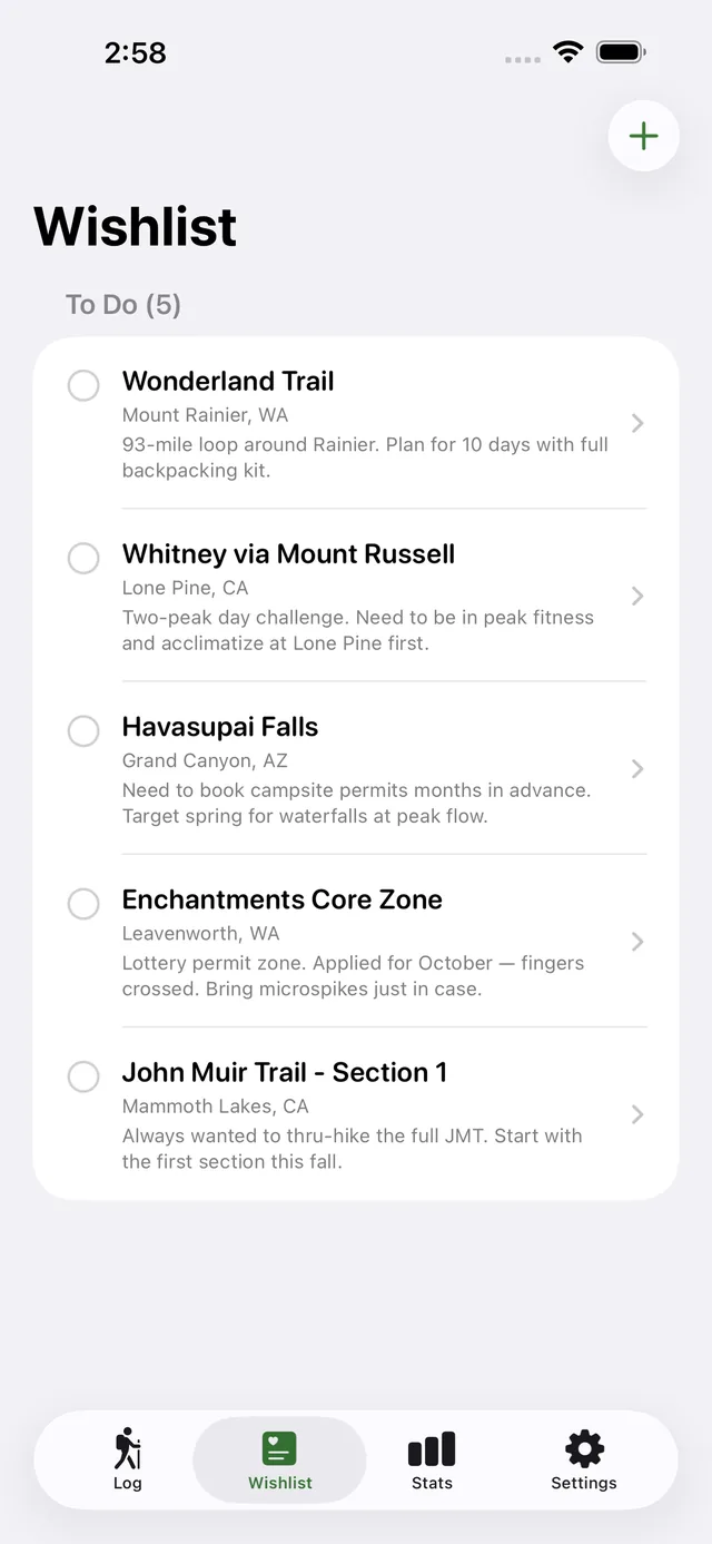 Trailhead screenshot 5