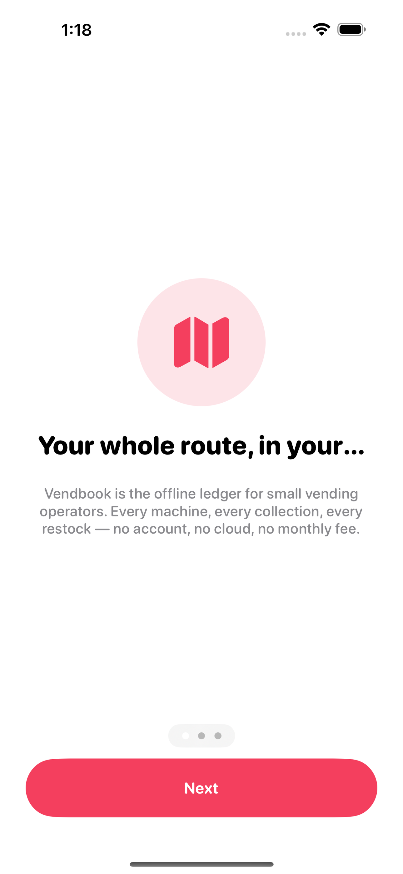 Vendbook screenshot 1 of 8