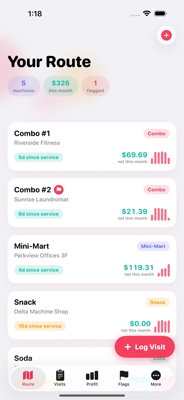 Vendbook screenshot 3